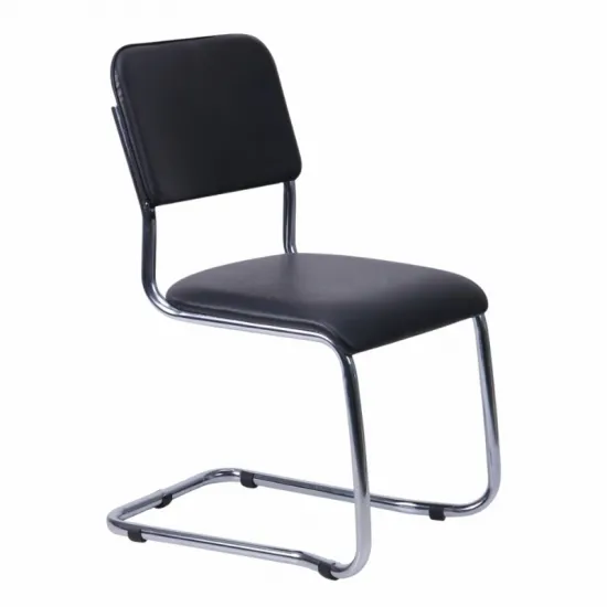 Scaun Kvest Black/Chrome legs