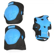 Set de protectii pentru genunchi si coate Byox H110 Class A Blue Set de protectii pentru genunchi si coate Byox H110 Class A Blue