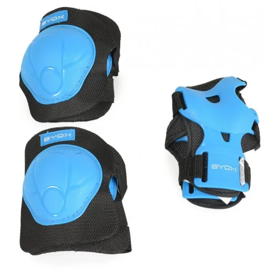 Set de protectii pentru genunchi si coate Byox H110 Class A Blue