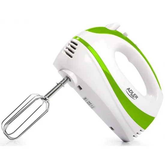 Миксер ручной Adler AD4205 White/Green (300 Вт)