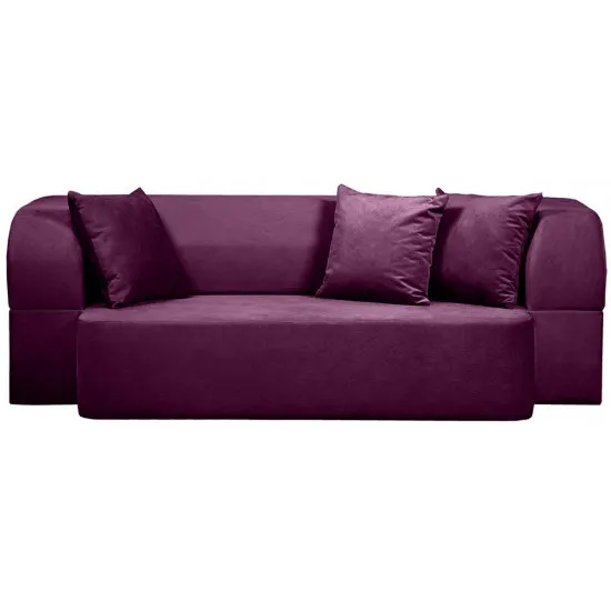 Диван бескаркасный Edka Meteor 180x120x32, M10 Темно-фиолетовый