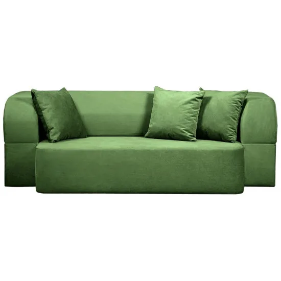 Диван бескаркасный Edka Meteor 180x120x32, M27 Зеленый