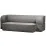 Диван бескаркасный Edka Meteor 200x140x40, M18 Dark Grey