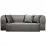 Диван бескаркасный Edka Meteor 200x140x40, M18 Dark Grey