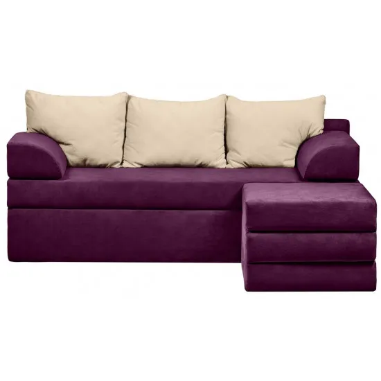 Диван угловой Edka Sirius 200x90x45, M10 Dark Violet