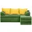 Диван угловой Edka Sirius 230x90x45, M27 Green