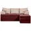 Диван угловой Edka Sirius 230x90x45, M31 Bordo