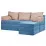 Диван угловой Edka Sirius 230x90x45, M33 Blue