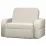 Canapea fara rama Edka Terra 140x200x30, M1 Alb fumuriu