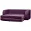 Canapea modulară Edka Terra 140x200x30, M10 Dark Violet