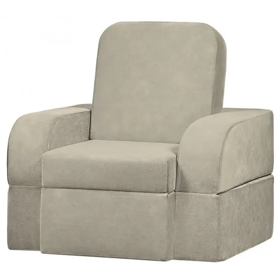 Fotoliu Edka Terra 100x200x30 extensibil, M17 Gri pal