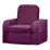 Fotoliu Edka Terra 120x200x30 extensibil, M10 Violet inchis