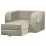 Fotoliu Edka Terra 120x200x30 extensibil, M17 Gri pal