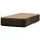 Кресло Edka Terra 120x200x30 раскладное, M20 Коричневый