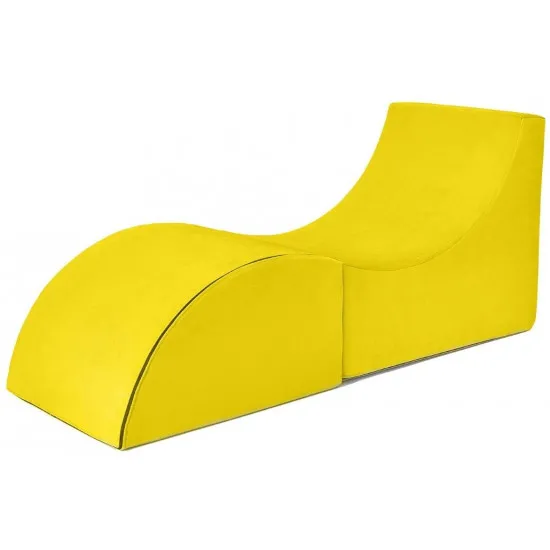 Шезлонг Edka Relax, M13 Солнечно-желтый