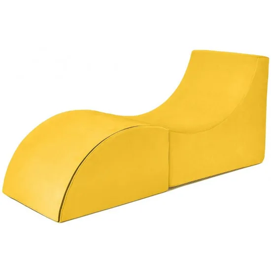 Шезлонг Edka Relax, M101 Горчично-желтый