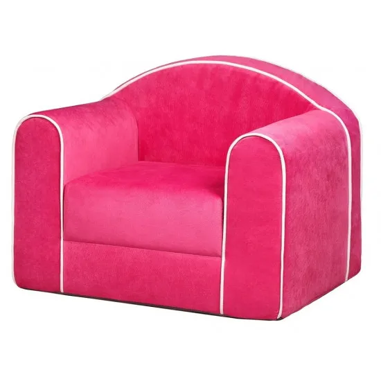 Fotoliu copii Edka Star Kids extensibil M84 Roz zmeuriu