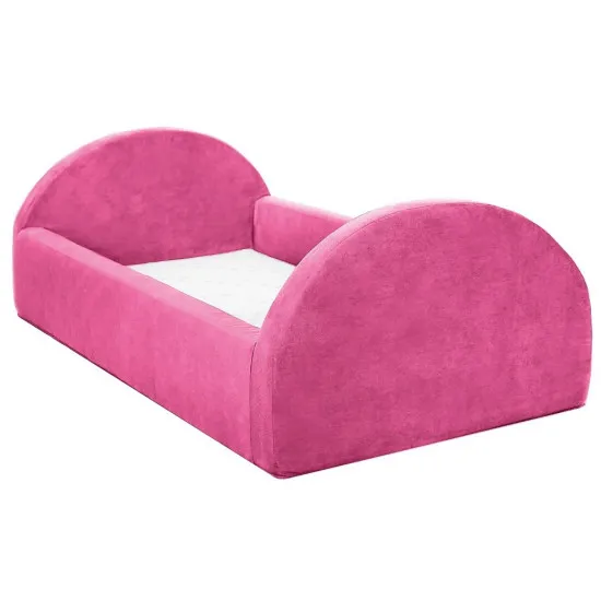 Детская кровать Edka Capsula, 80x160 см, M84 Малиновый
