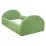 Детская кровать Edka Capsula, 80x160 см, M27 Зеленый