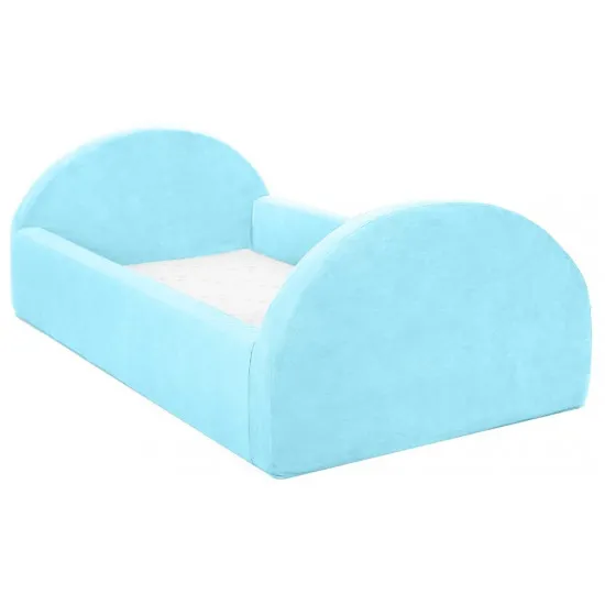 Pat copii Edka Capsula, 80x160 cm, M48 Culoarea cerului