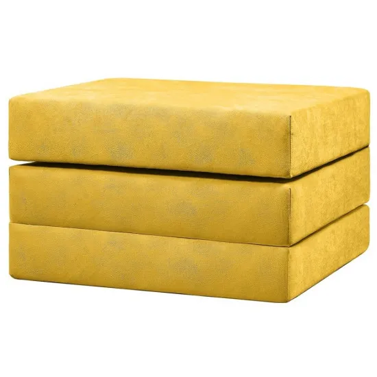 Puf Edka 3 pliant, M101 Galben muștar
