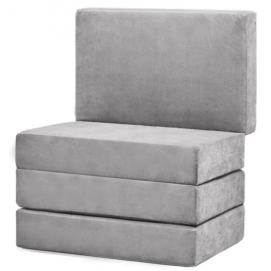 Пуф Edka 4 раскладной, M9 Серый