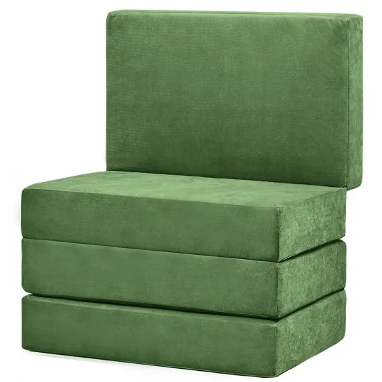 Puf Edka 4 pliant, M27 Verde