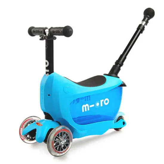 Trotinetă Micro Mini2go Deluxe Plus Blue