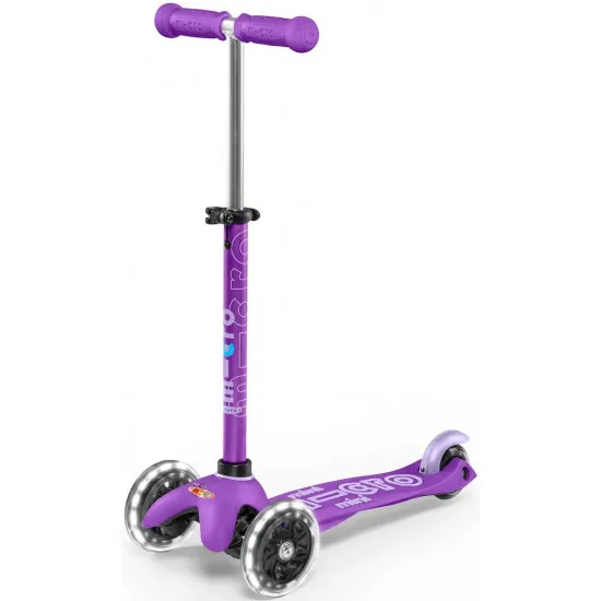 TrotinetÄ? Micro Micro Mini Deluxe LED Purple