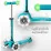 Trotinetă Micro Mini Deluxe Magic LED Aqua