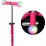 Trotinetă Micro Mini Deluxe Magic LED Pink