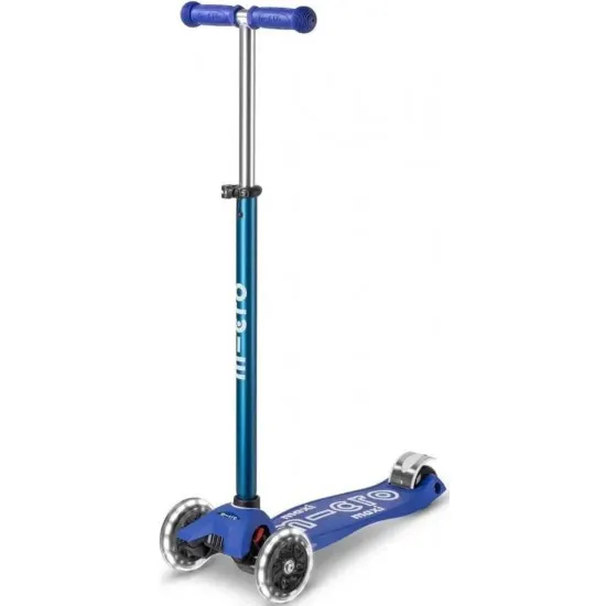 Trotinetă Micro Maxi Deluxe LED Blue/White
