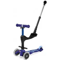 Trotinetă Micro Mini 3in1 Deluxe Plus LED Blue Trotinetă Micro Mini 3in1 Deluxe Plus LED Blue