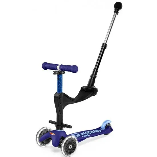 TrotinetÄ? Micro Mini 3in1 Deluxe Plus LED Blue