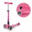 Trotinetă Micro Mini Deluxe Foldable LED Pink