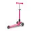 Trotinetă Micro Mini Deluxe Foldable LED Pink