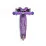 Самокат Micro Mini Deluxe Fairy Glitter LED Purple