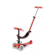 Trotinetă Micro Mini2Grow Deluxe Magic LED Red Trotinetă Micro Mini2Grow Deluxe Magic LED Red