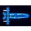 Самокат Micro Mini Deluxe Glow LED Plus Artic Blue