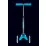 Trotinetă Micro Mini Deluxe Glow LED Plus Glacier Aqua
