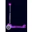 Trotinetă Micro Mini Deluxe Glow LED Frosty Pink