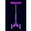 Trotinetă Micro Mini Deluxe Glow LED Frosty Pink