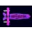 Trotinetă Micro Mini Deluxe Glow LED Frosty Pink