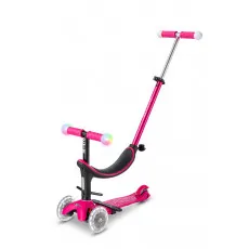 Trotinetă Micro Mini2Grow Deluxe Magic LED Pink Trotinetă Micro Mini2Grow Deluxe Magic LED Pink