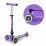 Trotinetă Micro Mini Deluxe Foldable LED Purple