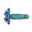 Trotinetă Micro Micro Mini Deluxe LED Crystal Blue