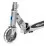 Trotinetă Micro Sprite LED Silver Matt