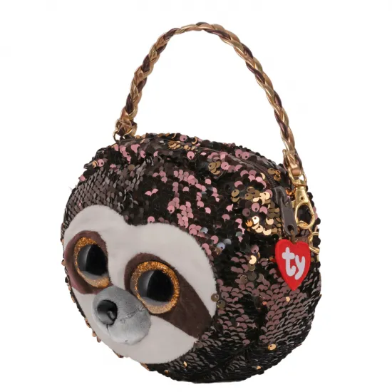 TY TY95135 Jucarie moale Geanta sloth 15 cm