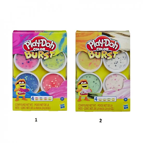 HASBRO PLAY-DOH E6966 Игровой набор массы для лепки "Взрыв цвета" в ассортименте