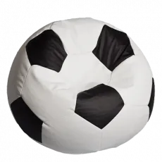 Кресло мешок Relaxtime Football Big, White/Black